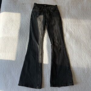 URBAN OUTFITTERS Women's Black Flared Boot Cut Jeans